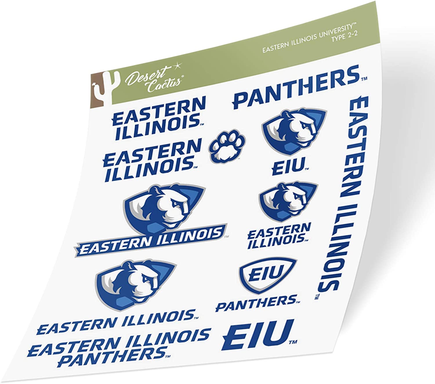 Sticker - 55 Eastern Illinois University EIU Panthers NCAA Vinyl Decal Laptop Water Bottle Car Scrapbook